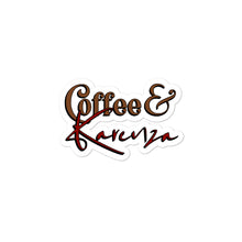 Load image into Gallery viewer, Coffee & Karenza Logo Premium Sticker