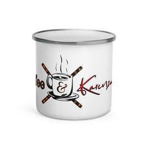 Coffee & Karenza Log - Enamel Mug