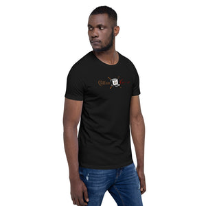 Sweetened - Colorful Emblem over Black Tee