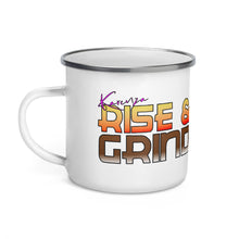 Load image into Gallery viewer, Rise &amp; Grind - Enamel Mug
