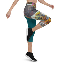 Load image into Gallery viewer, Goddess Kali - Capri Leggings
