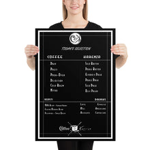 Load image into Gallery viewer, Full Menu - Coffee Station Print
