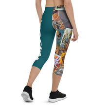 Load image into Gallery viewer, Goddess Kali - Capri Leggings
