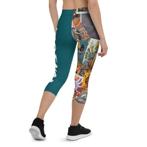 Goddess Kali - Capri Leggings