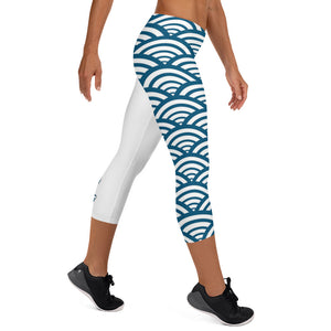 Seigaiha - Capri Leggings