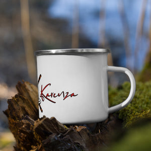 Coffee & Karenza Log - Enamel Mug