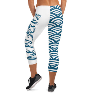 Seigaiha - Capri Leggings