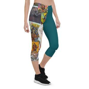 Goddess Kali - Capri Leggings