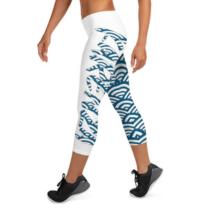 Seigaiha - Capri Leggings