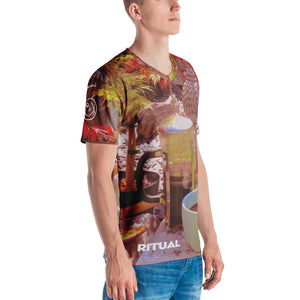 RITUAL Zen Garden - V-Neck All-Over Print Tee