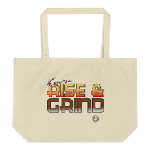 Load image into Gallery viewer, Rise &amp; Grind - Organic Tote Bag
